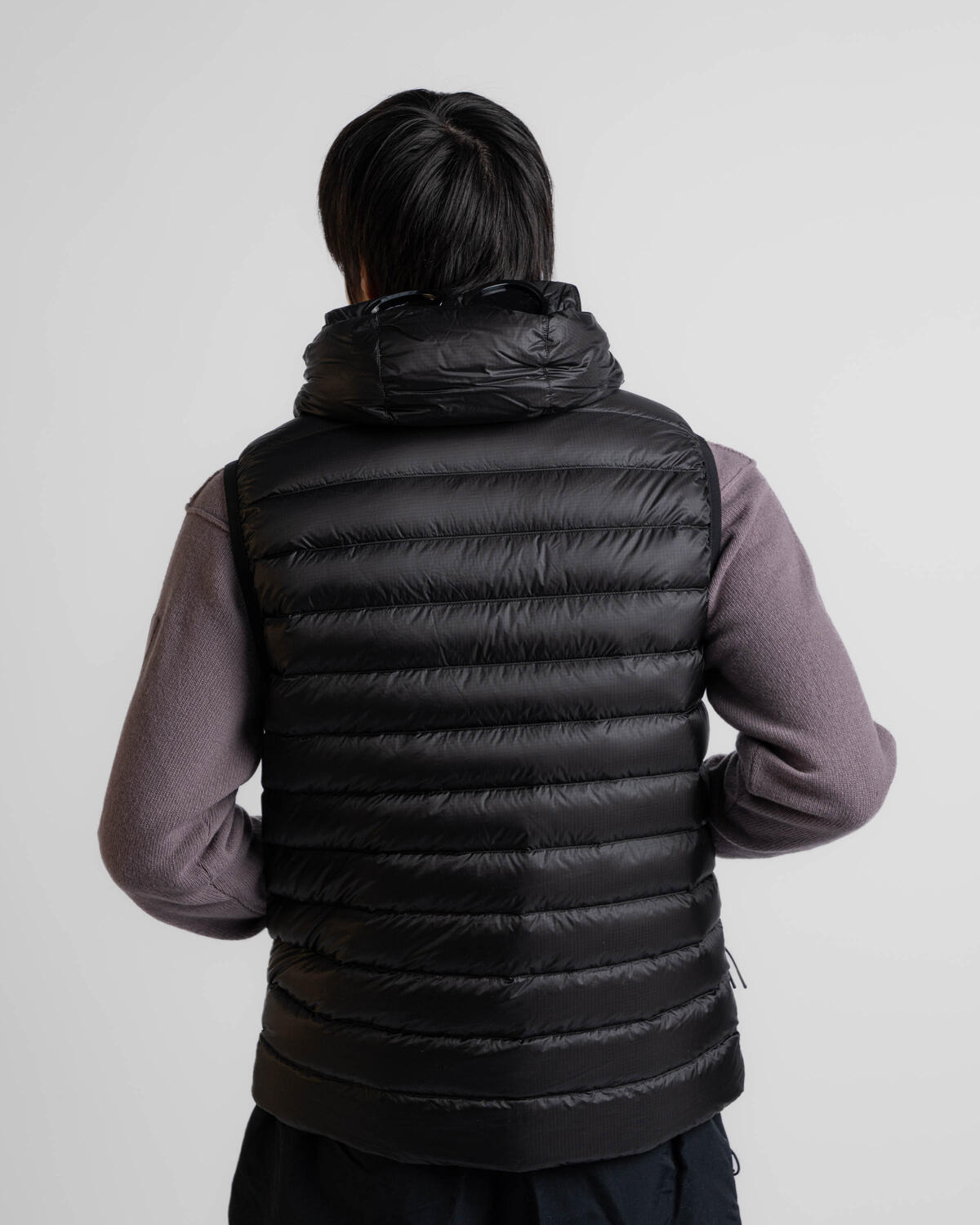 C.P. Company D.D. SHELL GOGGLE DOWN VEST | 17CMOW074A006099A